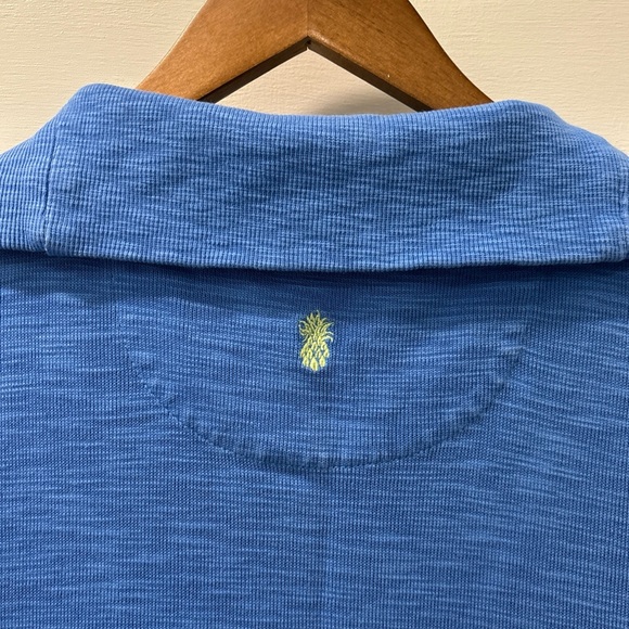 Tommy Bahama Women’s Tobago Bay 1/2 Zip Mini Dress Size Large Palace Blue EUC - Picture 7 of 8